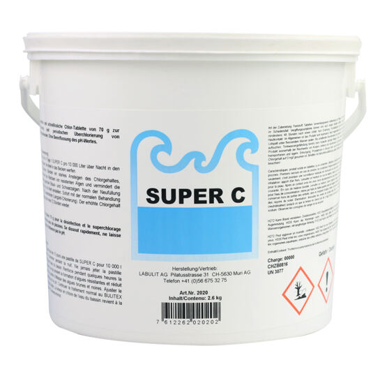 SUPER C Chlorschock Tabletten 2.6 kg